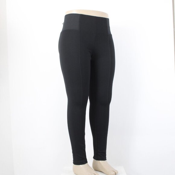 Simply Noelle Pant $40 Sz L XL x 31 Black Pull On Skinny Poly Spandex Pant - Picture 6 of 16
